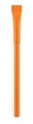 Długopis papierowy pomarańczowy.jpg