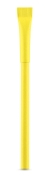 Długopis papierowy żółty.jpg