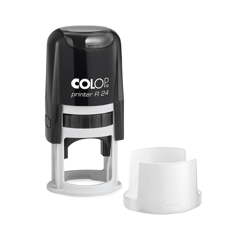 COLOP Printer okragly R24N czarny z zatyczka.jpg