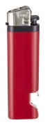Zapalniczka krzesiwowa z otwieraczem czerwona.webp